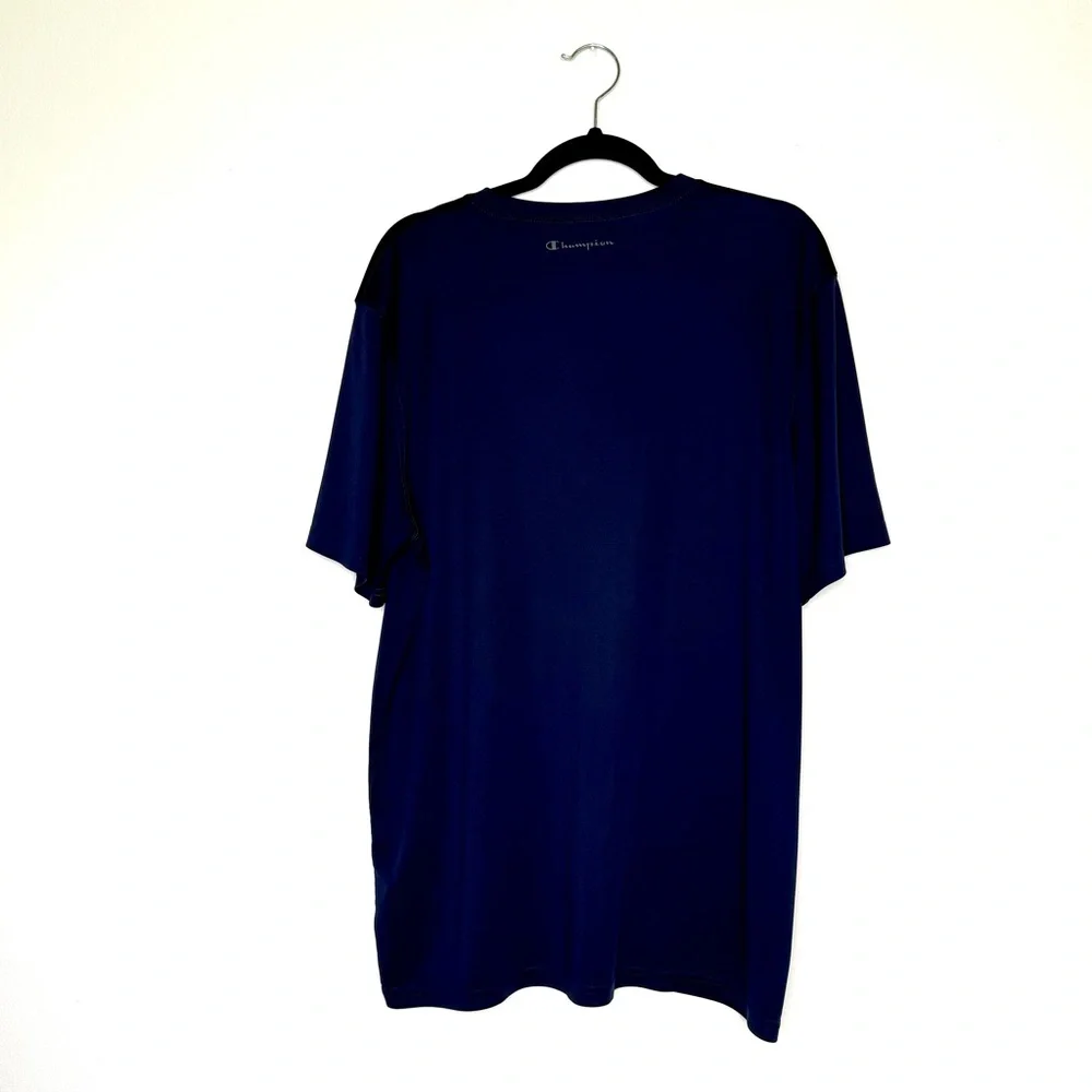 Champion Performance Men's Navy Athletic Moisture Wicking‎ T-Shirt XL